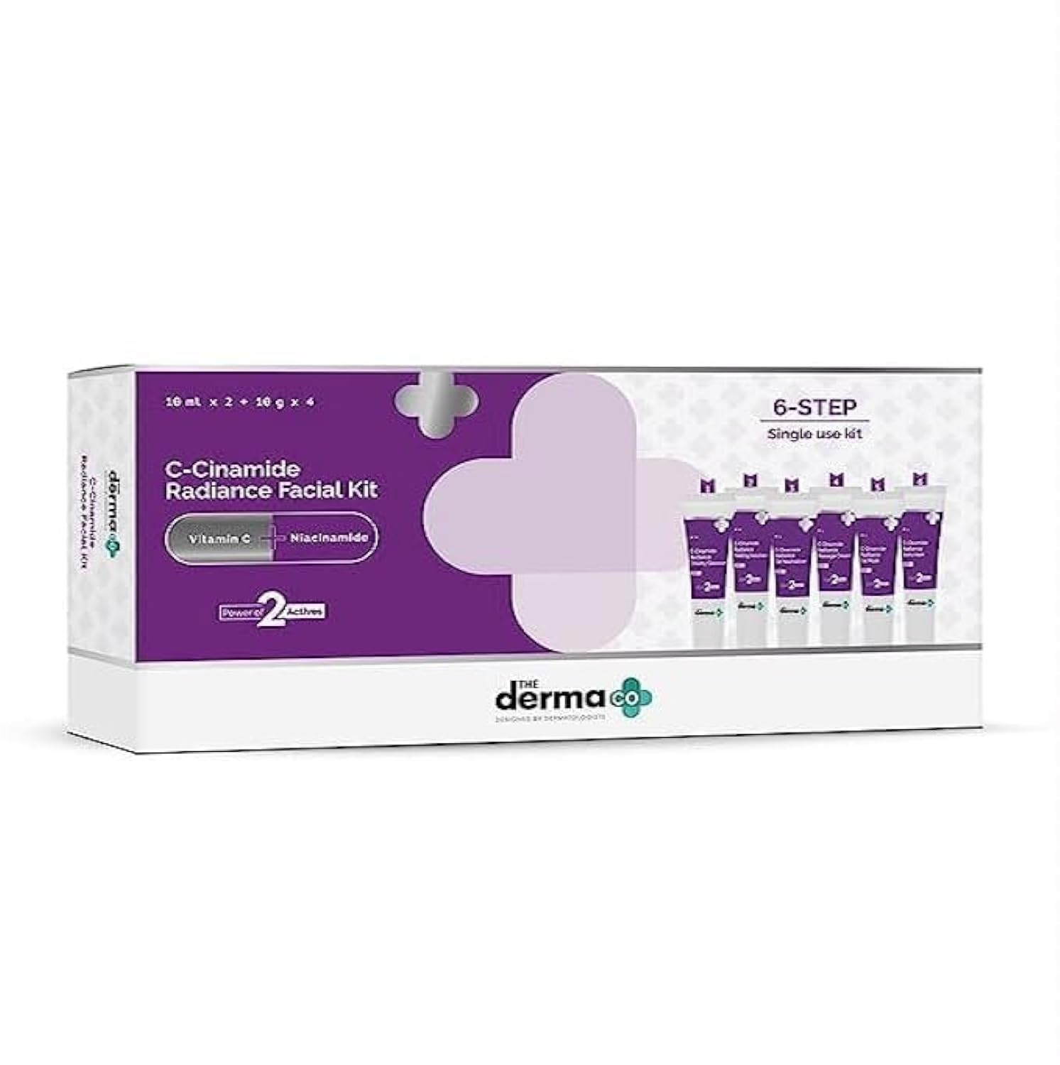 The Derma Co C-Cinamide Radiance Facial Kit With Vitamin C & Niacinamide For Radiant Skin, Cream