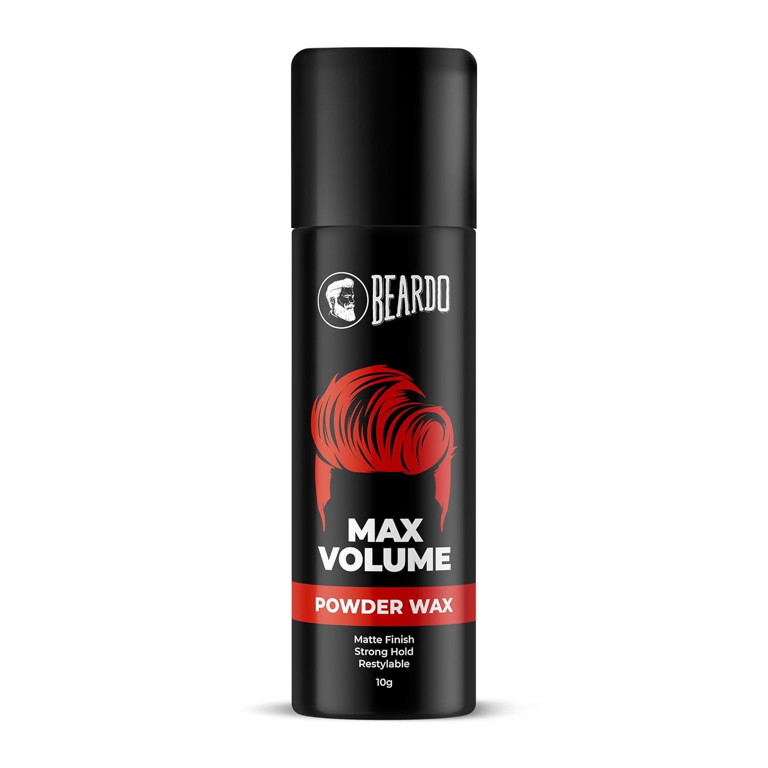 Beardo Max Volume Powder Wax, 10 gm | Powder Hair Wax Men | Hair Styling Wax for Matte Finish | Strong Hold & Restylable Hair Powder For Men | Hair Volumizing Powder Wax Superlight & Instant Volume