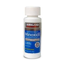 kirkland minoxidil 5% new and improved formula for beard and hair regrowth-60 ml(one months supply)