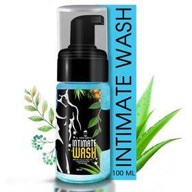 urbangabru Natural Intimate Wash For Men (Anti-Itching&Anti-Fungal) For Private Parts Hygiene|Ph Balanced Intimate Wash With Tea Tree Oil,Aloe Vera&Sea Buckthorn Oil-100 Ml|Paraben&Sulphate Free