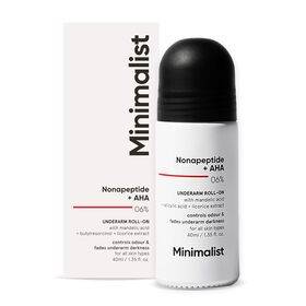 Minimalist Underarm Roll On Deodorant with Nonapeptide + AHA BHA 06%-40 ml