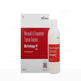 Brintop F 5% Topical Solution for hair regrowth treatment 100ml