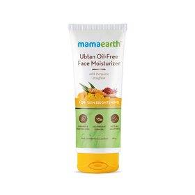 Mamaearth Ubtan Oil-Free Face Moisturizer With Turmeric & Saffron For Skin Brightening - 80g