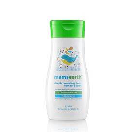 Mamaearth Deeply nourishing wash for babies (200 ml)