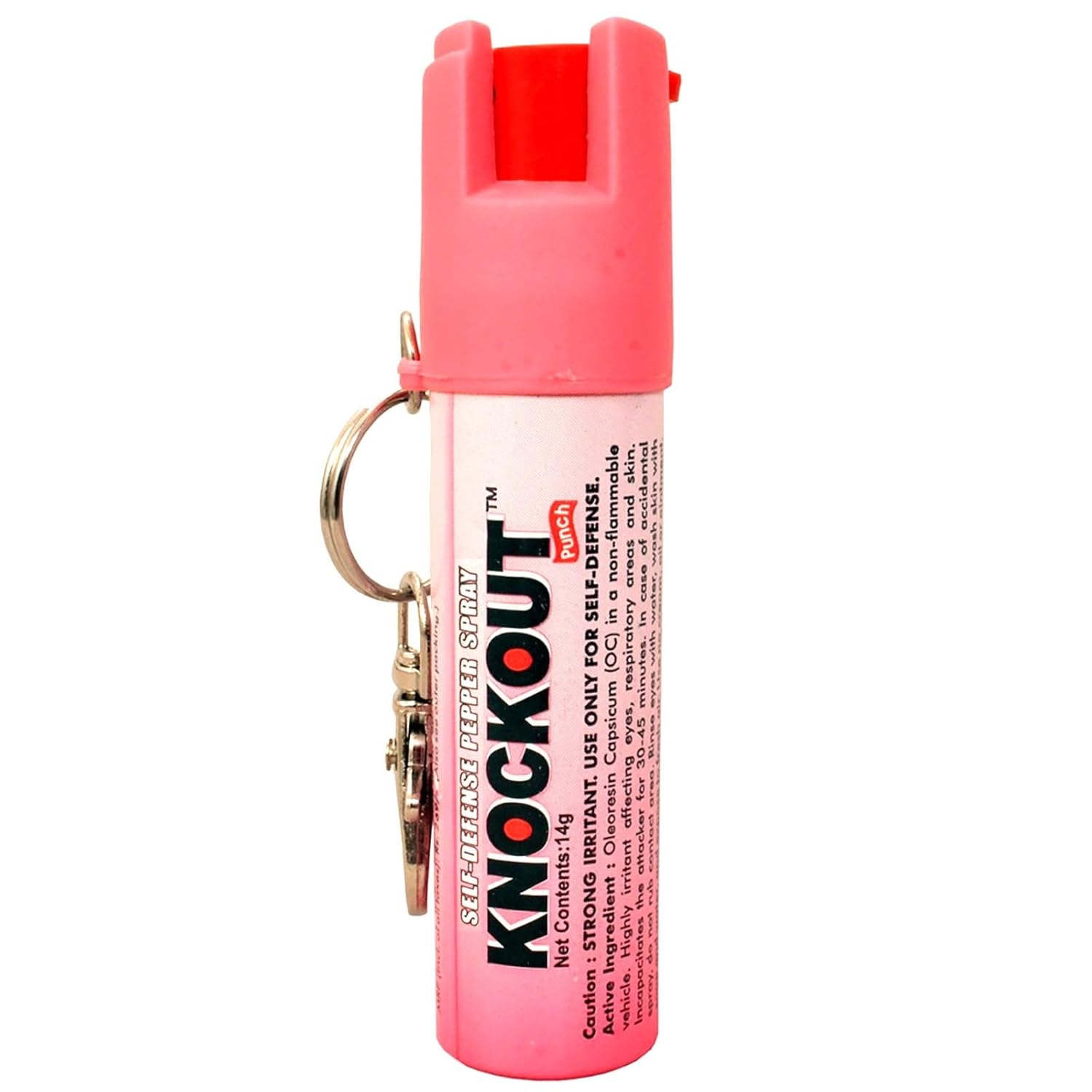 Knockout Pepper Spray for Women Self Defence with Keychain Safety Twist Lock