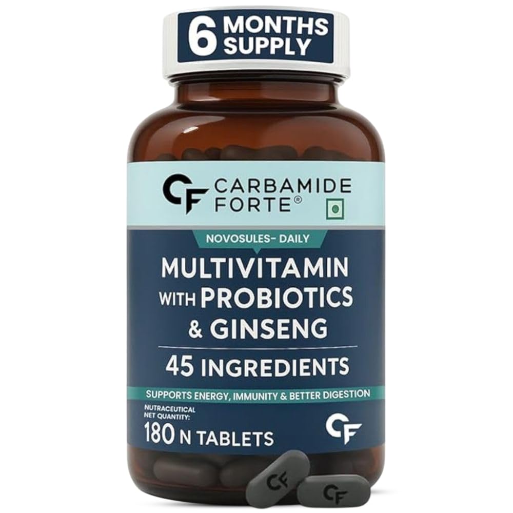 Carbamide Forte Multivitamin Tablet for Men Gym | Multi vitamin Tablet for Men | Multi Vitamin for Mens for Daily Immunity & Energy Support | 180 Tablets