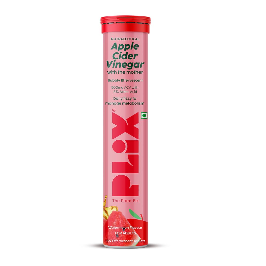 THE PLANT FIX Apple Cider Vinegar Effervescent Tablet -15 tablets